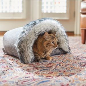 Frisco Fur Snuggle Sack- Cat and Dog Covered Bed